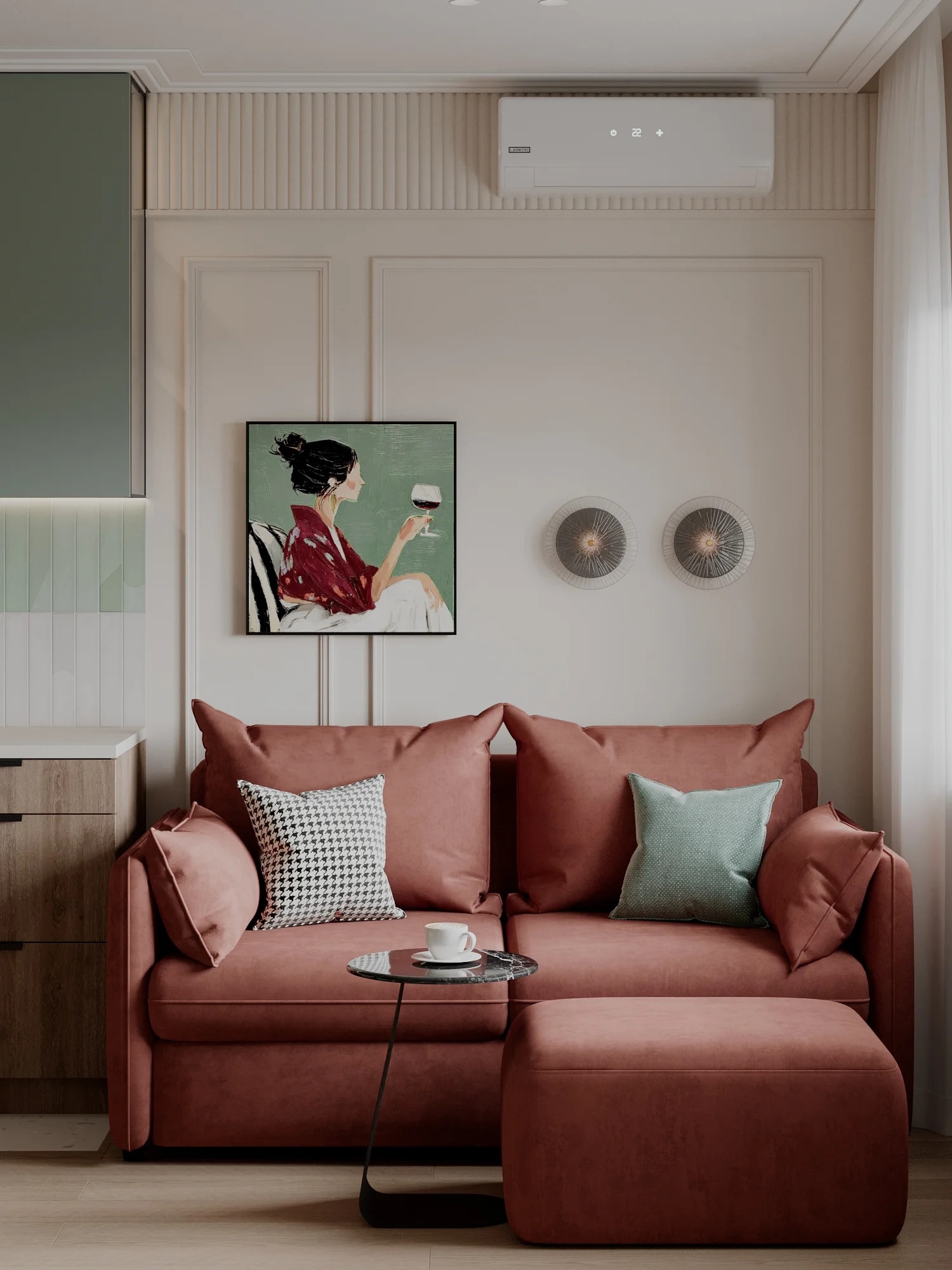 Роскошная гостиная в современном стиле