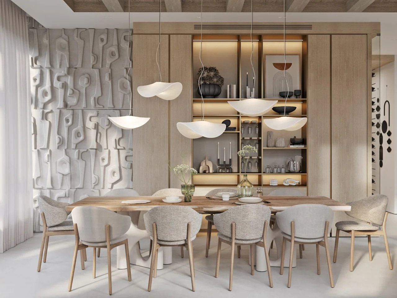 «Контрастный современный интерьер — проект Buro Places